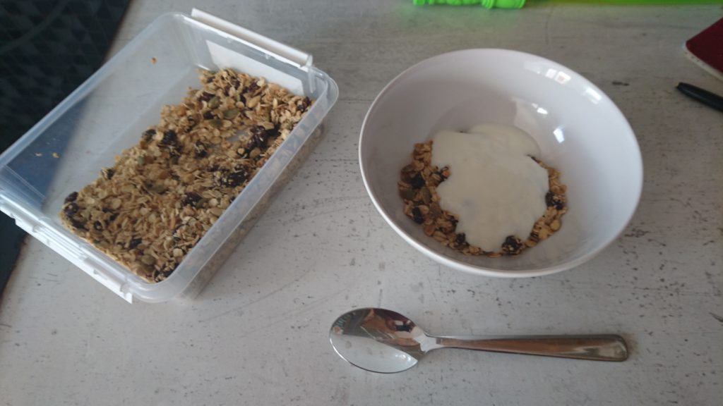 Homemade granola